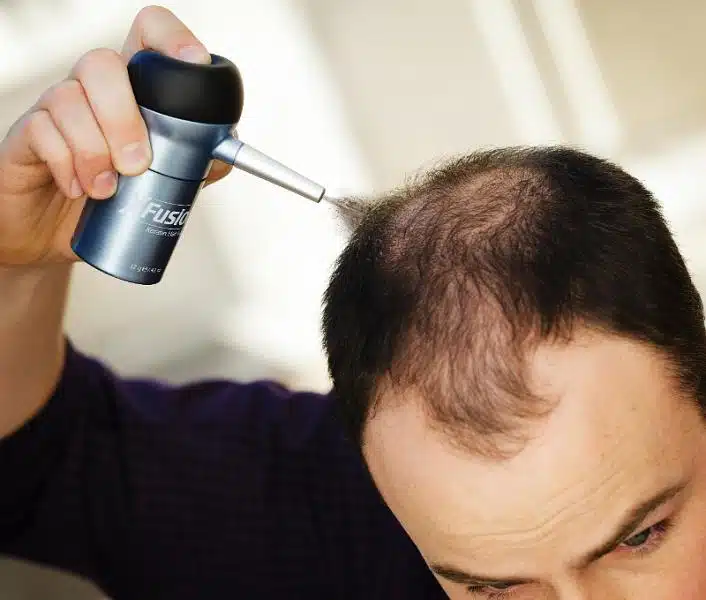 hair fibre application